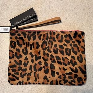 Leopard Print Clutch - NWT